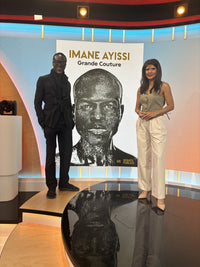 La Grande Couture d'Imane Ayissi sur le plateau de TV5 Monde le Journal