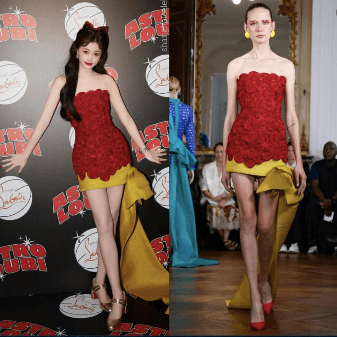 L'actrice et mannequin Esther Yu en Imane Ayissi Couture pour un événement en Chine
