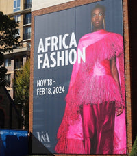 Imane Ayissi Couture au musée de portland pour l'exposition Africa Fashion
