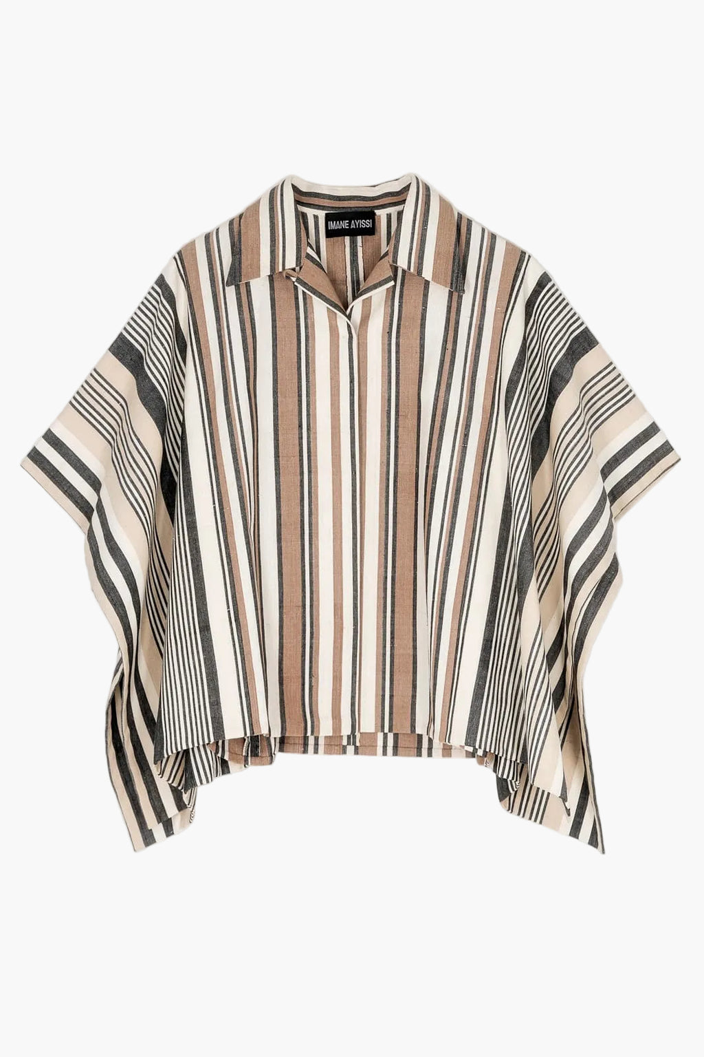 Striped shirt in organic Faso Dan Fani