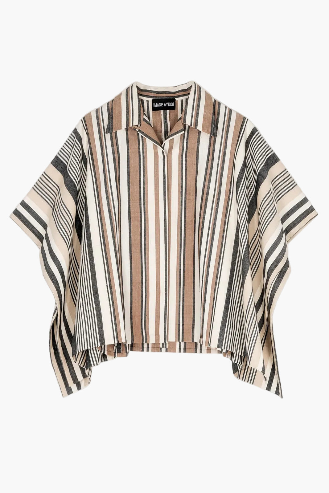 Striped shirt in organic Faso Dan Fani