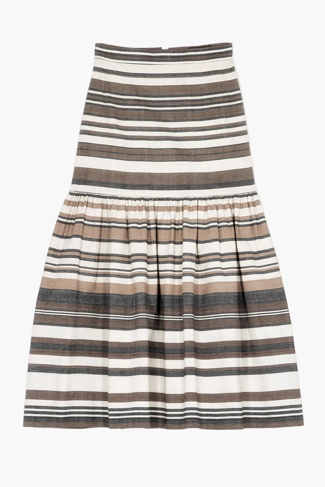 Striped shirt in organic Faso Dan Fani