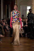 Top et jupe en soie haute couture Imane Ayissi