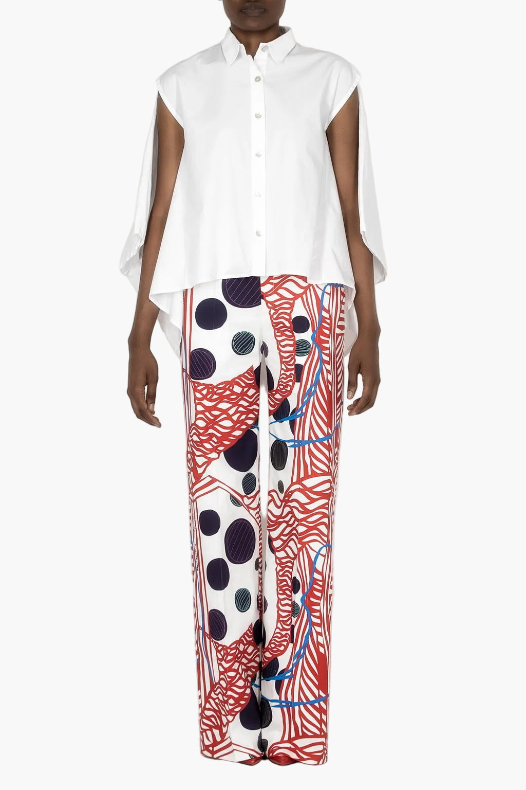 Chemise blanche haute couture Imane Ayissi