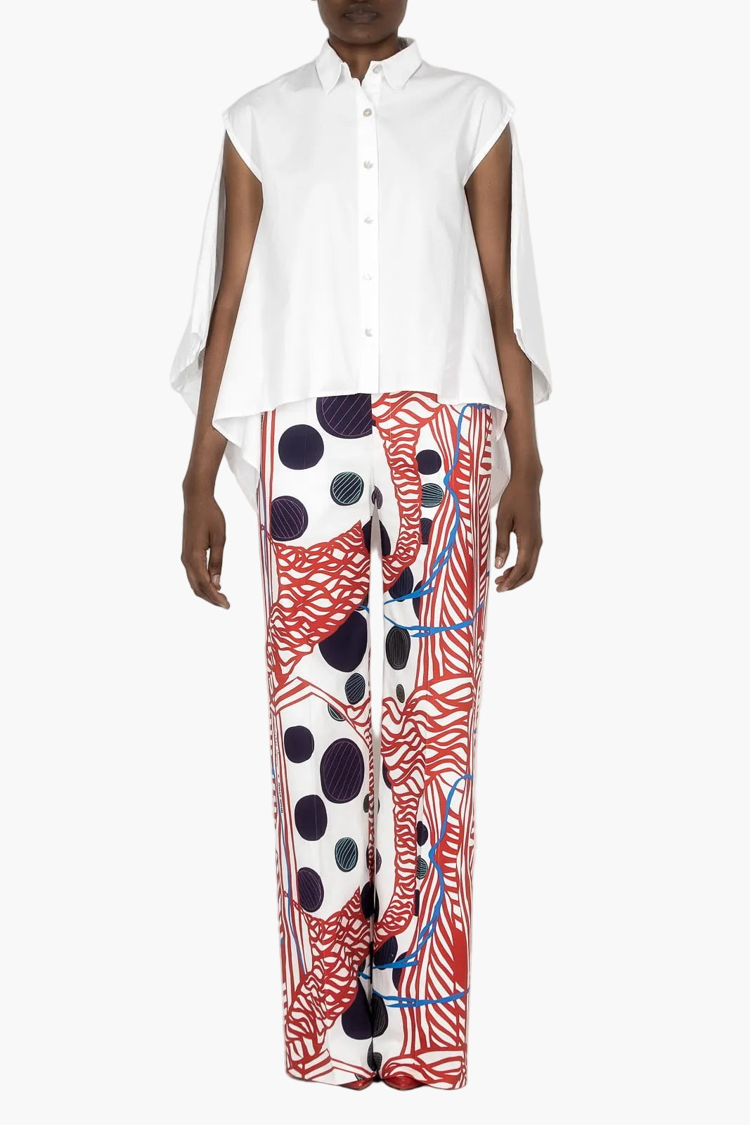 Chemise blanche haute couture Imane Ayissi