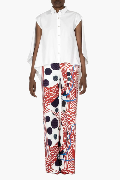 Chemise blanche haute couture Imane Ayissi