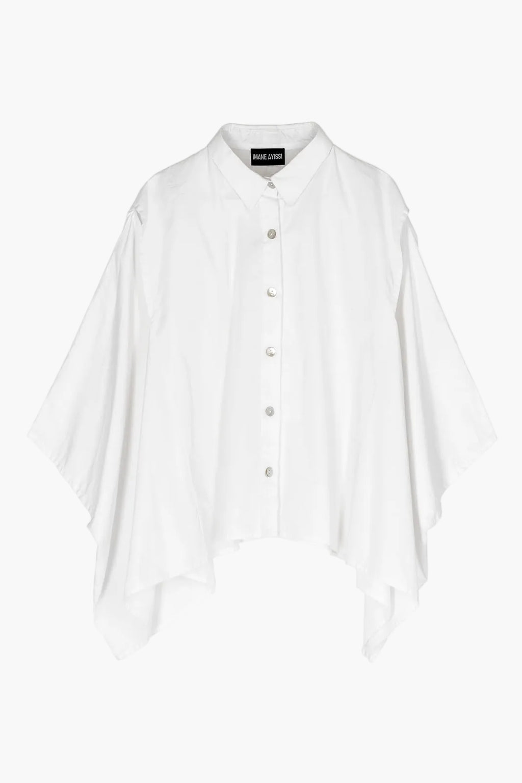 Chemise blanche haute couture Imane Ayissi
