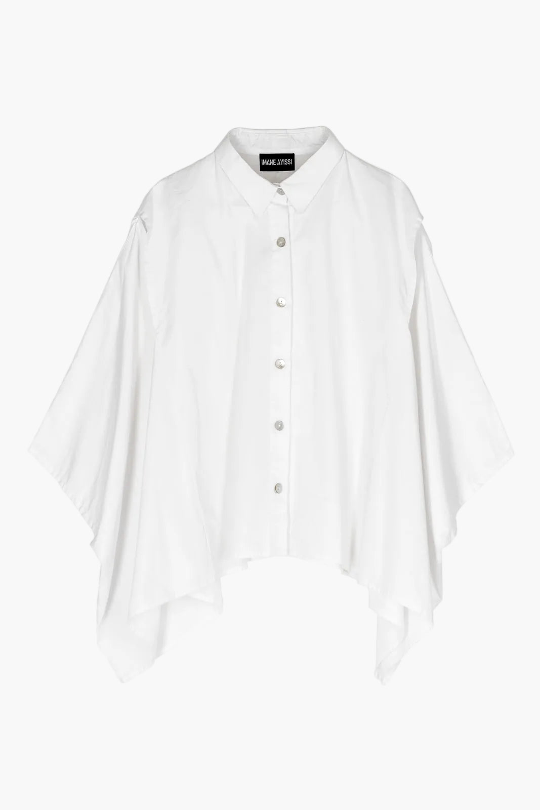 Chemise blanche haute couture Imane Ayissi