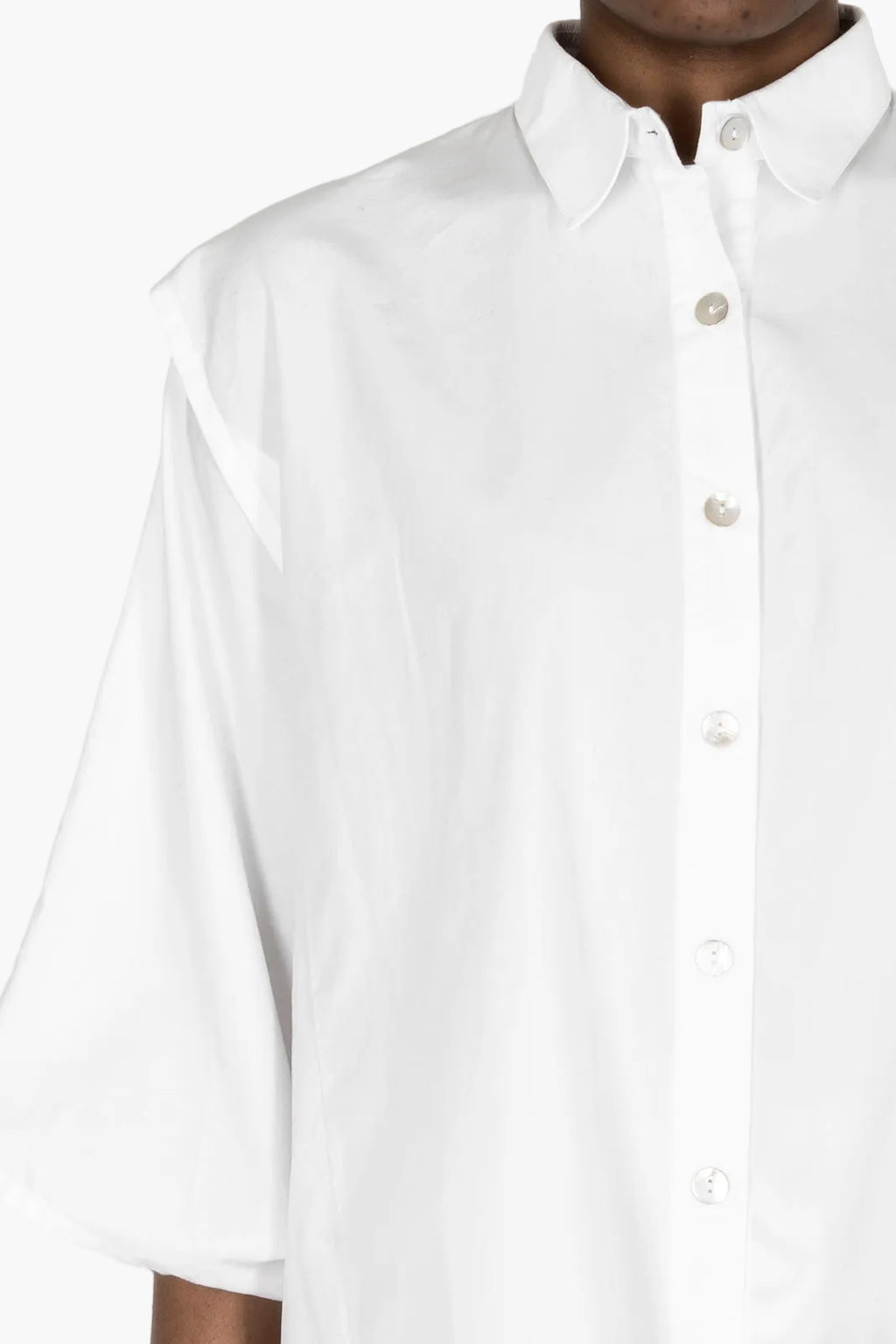 Chemise blanche haute couture Imane Ayissi