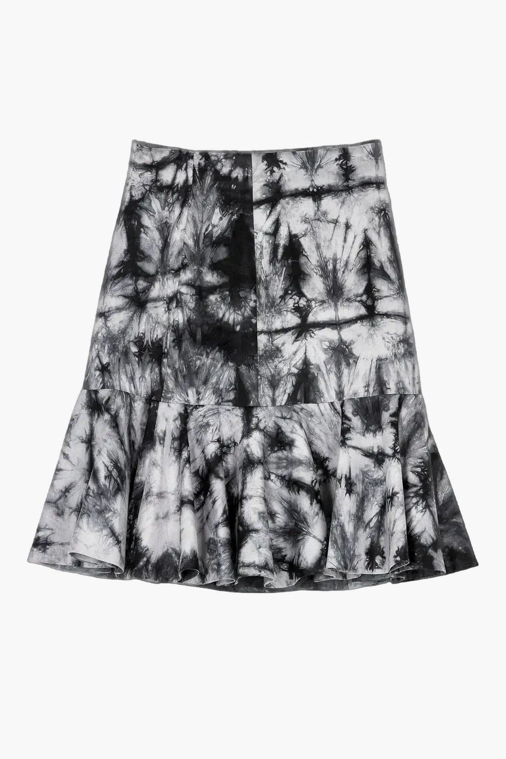 Short tie-dye cotton skirt from Cameroon