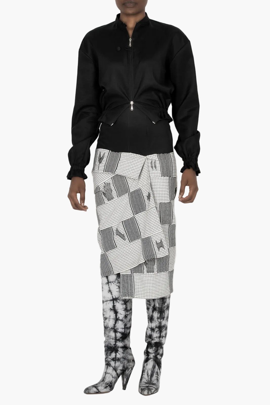Jupe en Kente haute couture Imane Ayissi