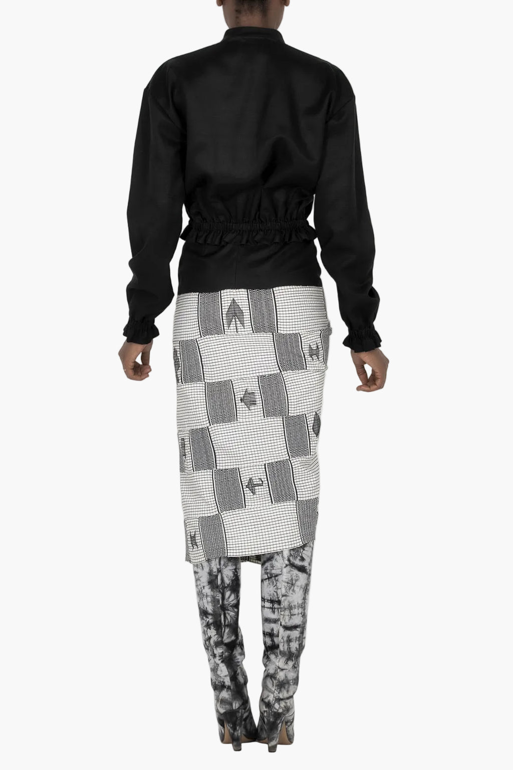 Jupe en Kente haute couture Imane Ayissi