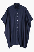 "Boubou" shirt dress in cotton poplin