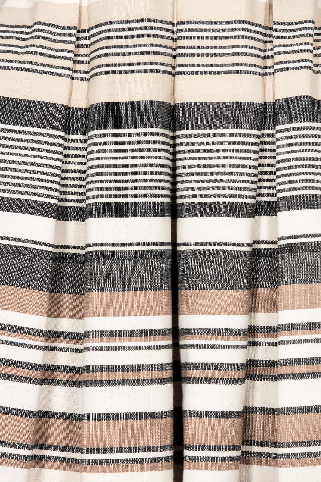 Robe rayée en Faso Dan Fani biologique