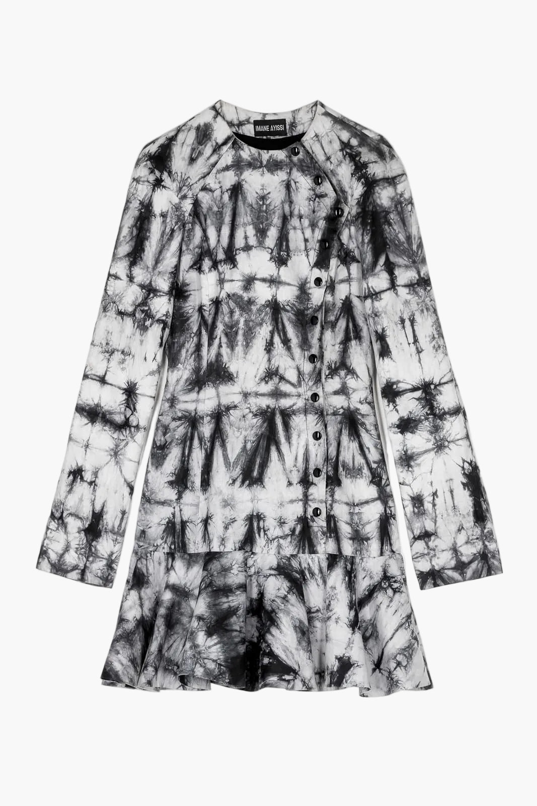 Short tie-dye cotton dress from Cameroon – Imane Ayissi