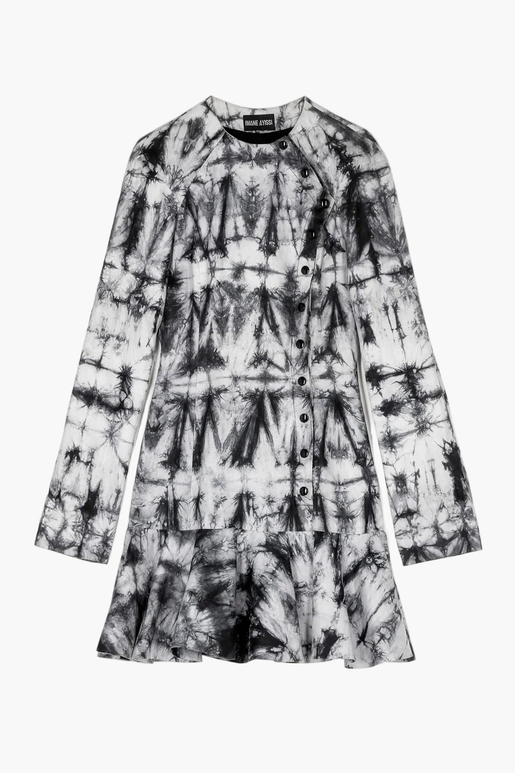 Short tie-dye cotton dress from Cameroon
