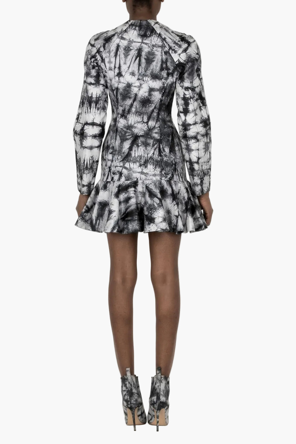 Short tie-dye cotton dress from Cameroon