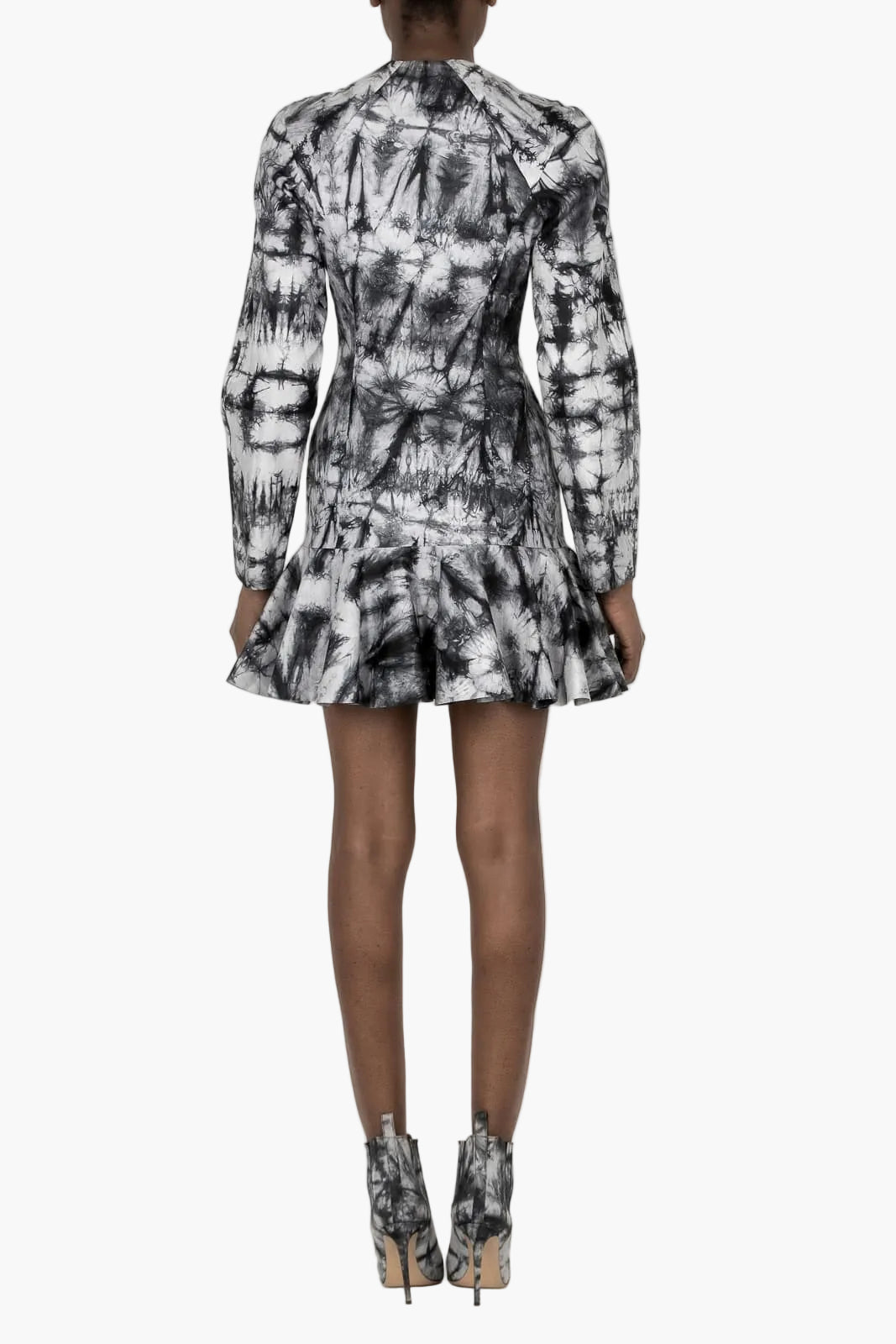 Short tie-dye cotton dress from Cameroon
