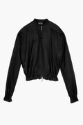 Blouson noir haute couture Imane Ayissi