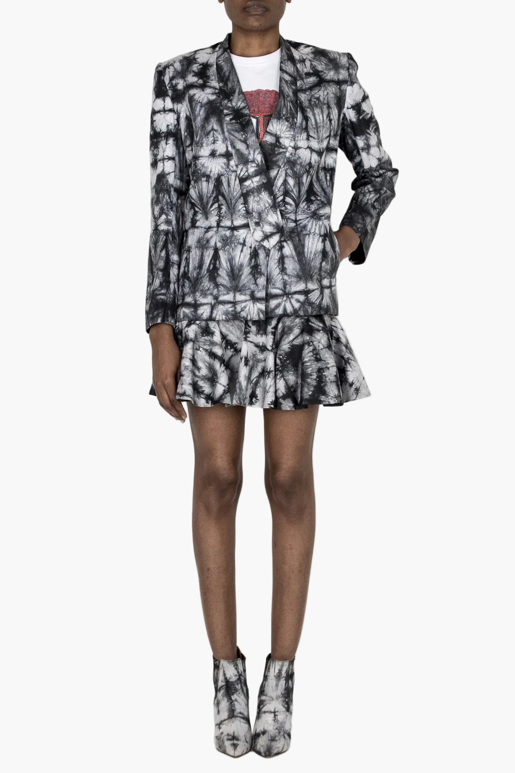Tie-dye cotton jacket from Cameroon