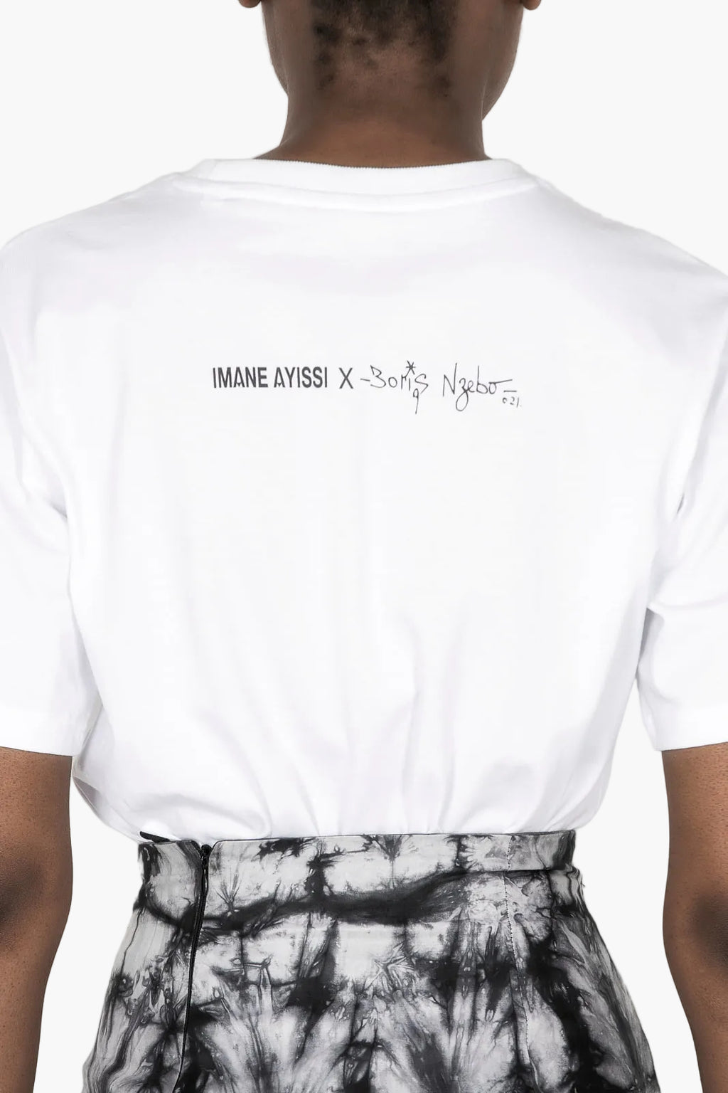 Organic cotton T-shirt in collaboration with Boris Nzebo